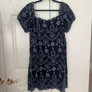 NWT Sail to Sable Square Neck Dress size L
